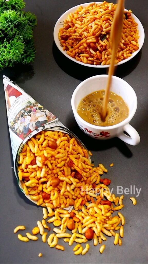Home masala puffed rice